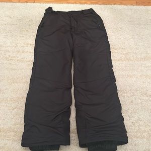 Boys black ski/snow pants - all in motion- excellent condition!